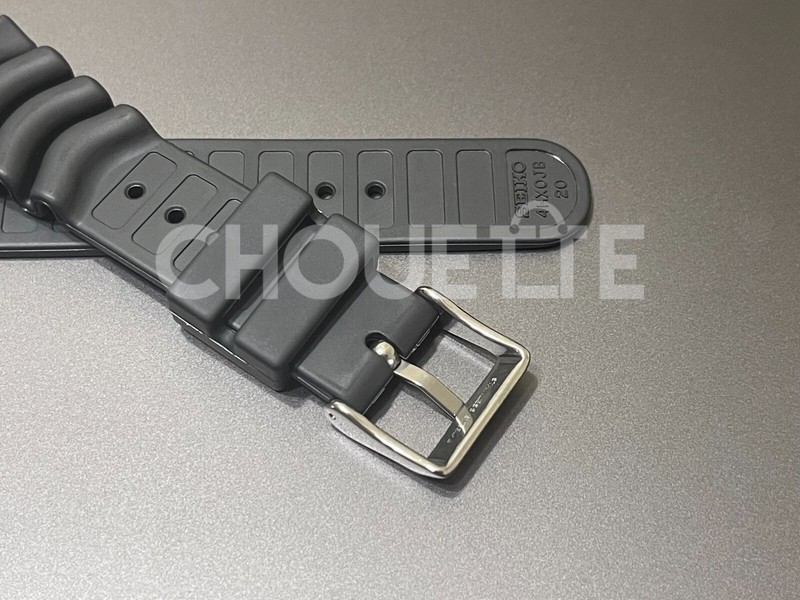 Seiko Z20 4HX0JB Black Rubber 20mm MONSTER Diver Watch Strap for SKX779, SKX781 gallery