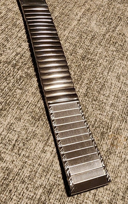 1960’s NOS Unused JB Champion 17.5mm Stainless Center Expansion Mens Watch Band