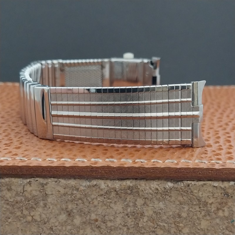 19mm 18mm 17mm Stainless JB Champion Perpetual Calendar 1960s Vintage Watch Band gallery