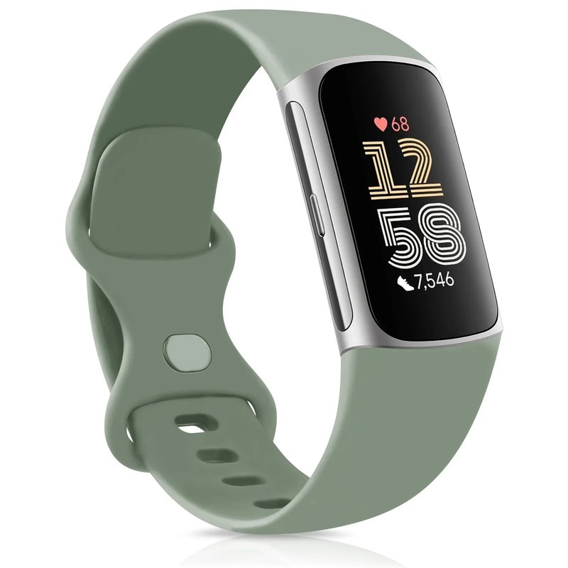 For Fitbit Charge 5 6 Strap Replacement Wrist Band Silicone Buckle Small Large