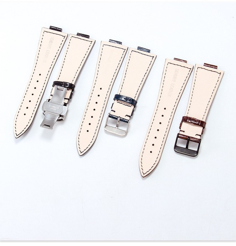 For Tissot PRX T137.407 410 Genuine Leather Watch Band Strap 12x26mm with Tools gallery