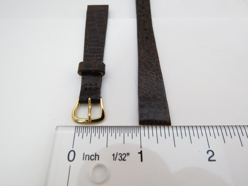 LADIES WATCH BAND,"Genuine Lizard",13mm,1/2" L,US MADE 1960's,NOS,B13-05,L@@K! gallery
