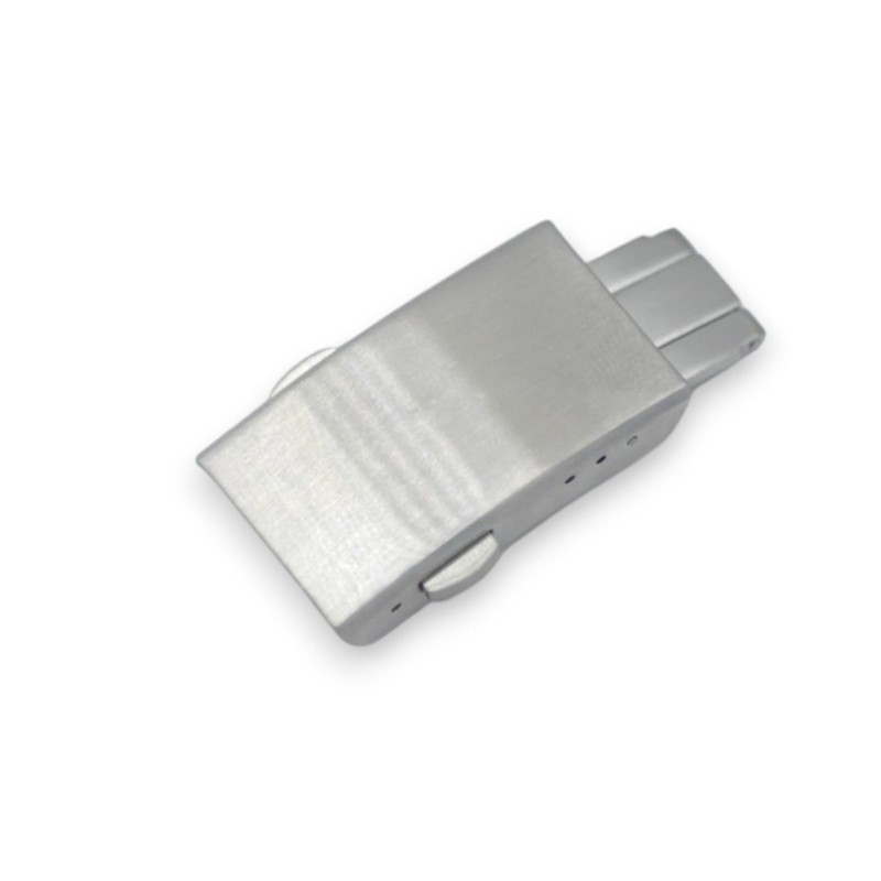 32mm Aquaracer 300m G W7 FAA029 18mm Silver Color Deployment Clasp For Tag Heuer