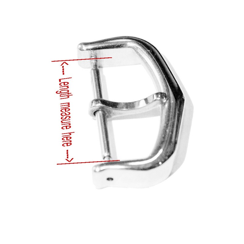 Stainless Steel Tongue Clasp Pin Buckle For Cart!er Leather Rubber Strap Band gallery