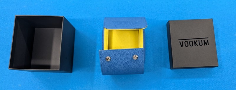 Vookum Watch Roll – Blue and Yellow – Unused w/Original Box