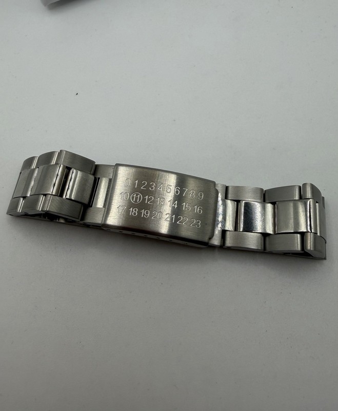 Maison Margiela Stainless Steel Wristwatch Band Bracelet Silver 20 cm gallery