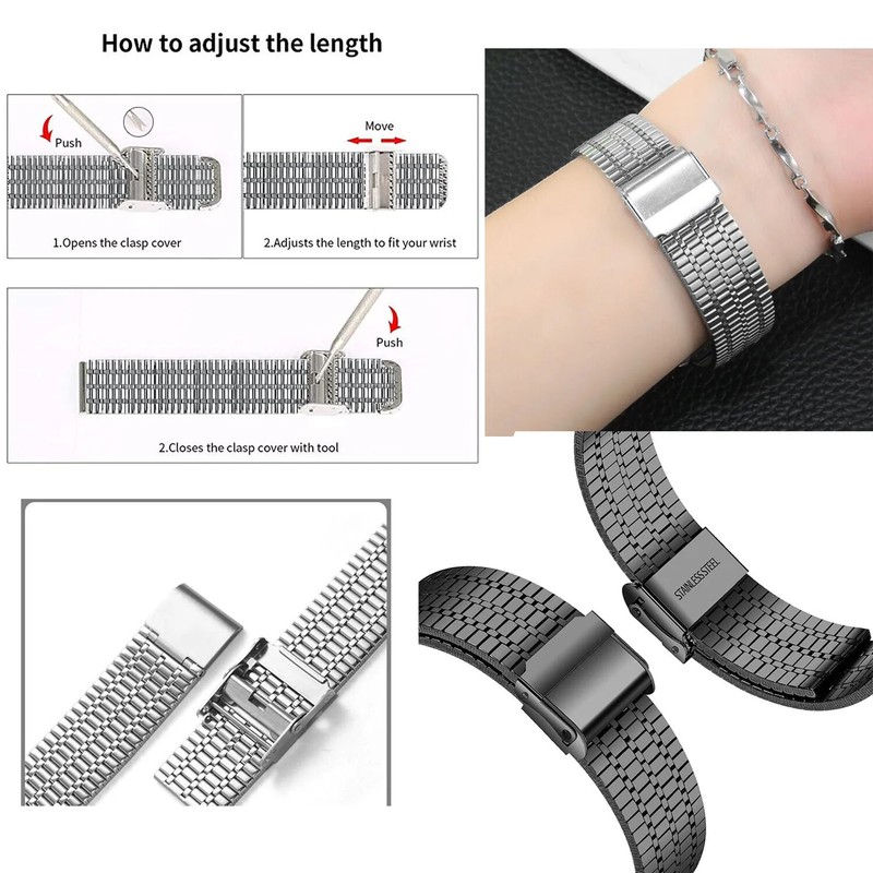 Stainless Steel Strap For Google Pixel Watch 3 Band 41 45mm Smartwatch Bracelet gallery