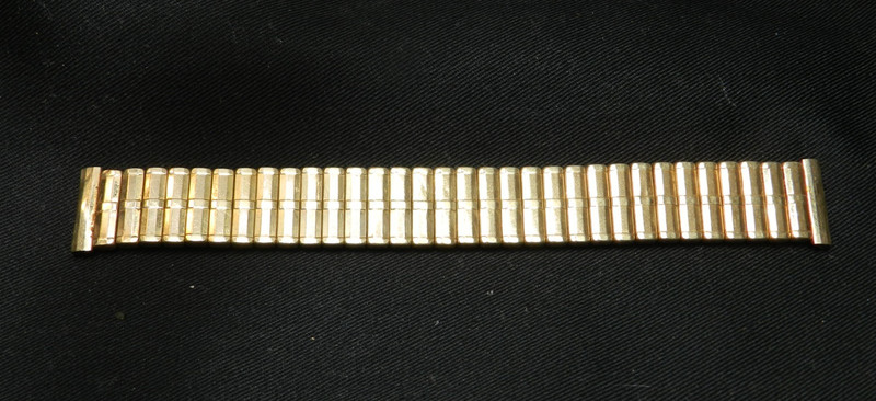 Vintage Rare Airflex 10k Gold-Filled Stretch Watchband 17mm unused (E61S)