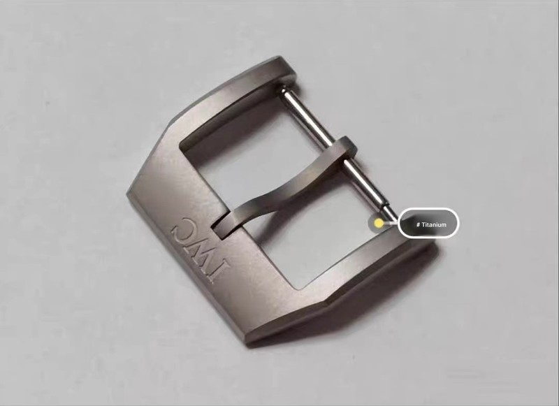 Authentic IWC 18mm premium titanium needle buckle, watch buckle OEM