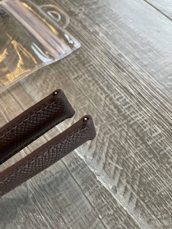 Genuine Epsom Leather Watch Strap - Dark Brown - 20mm gallery