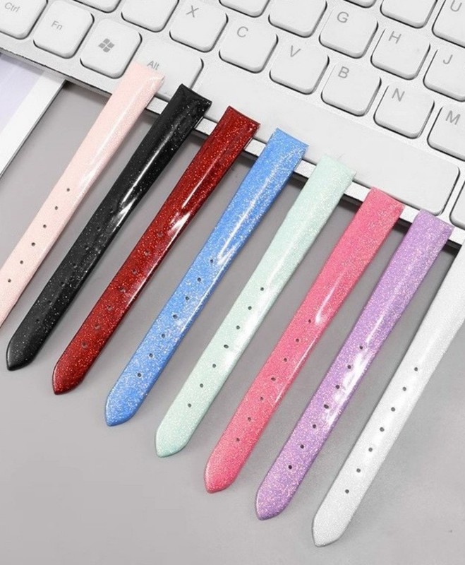 Genuine Leather Glossy Women Strap For Lola Rose Steel Buckle Band 10 12 14 16mm gallery