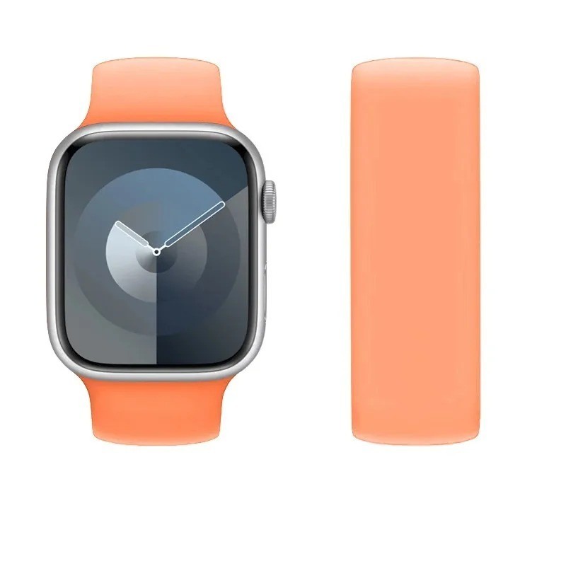 Silicone bracelet Solo loop for iwatch Band 44mm 45mm 46mm 49mm 41 42mm