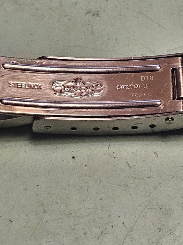 Rolex Ladies SS Datejust Oyster Band 78240 w/ 590B End Pieces For No Holes Model gallery