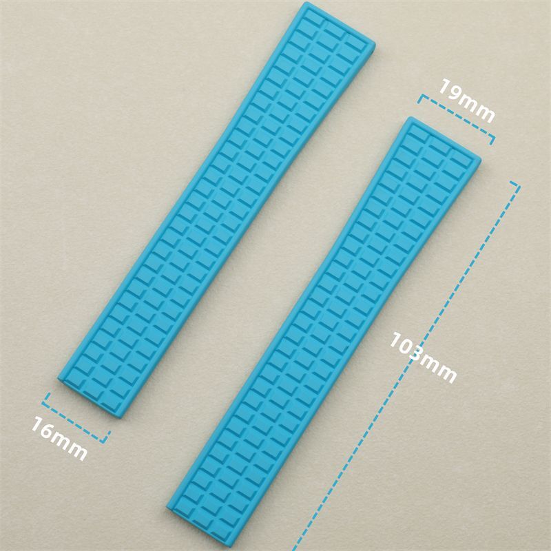 19mm FKM Rubber Watch Band Strap Fits Patek Philippe Aquanaut 5067A Models gallery