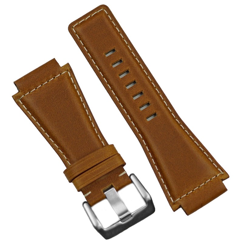 B & R Bands Bell & Ross Sandalwood Horween Leather Watch Strap Band BR01 BR03