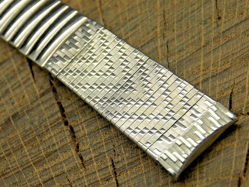 Scott Vintage Watch Band Stainless Steel Expansion NOS Unused 17.5mm 11/16″