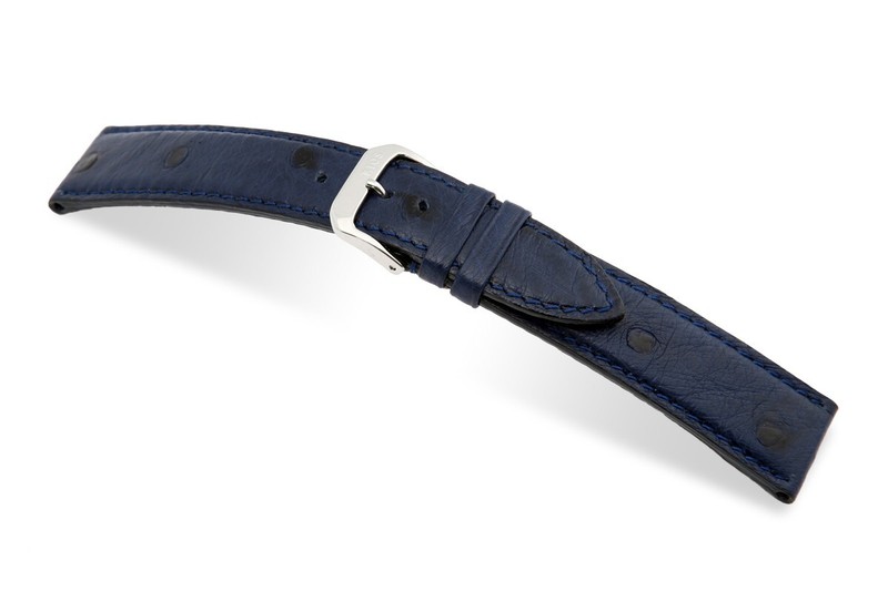 RIOS1931 20 MM X 18 MM Blue Ocean Genuine Ostrich Band “Maison (M) 114x82mm N