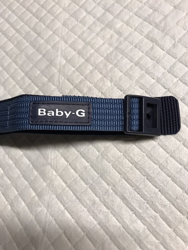 Casio “Baby-G” Band “Dark Blue” Fabric/Nylon BG-152, BG-151: NOS gallery