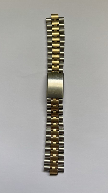 Vintage Two Tone Prospect 10k GF & Stainless Steel Watch Band