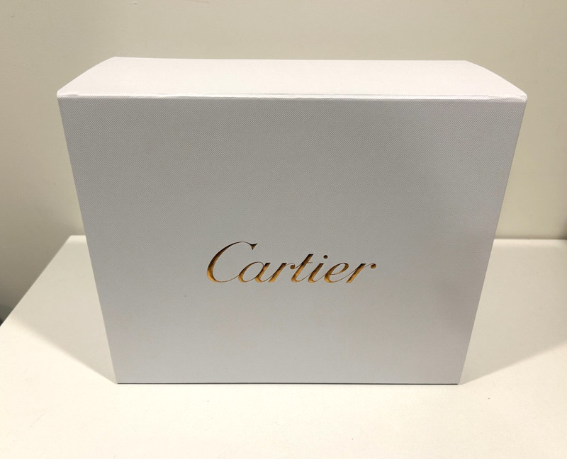 Cartier Empty Box White Magnetic Flap, Small Red Box, Red Gift Bag
