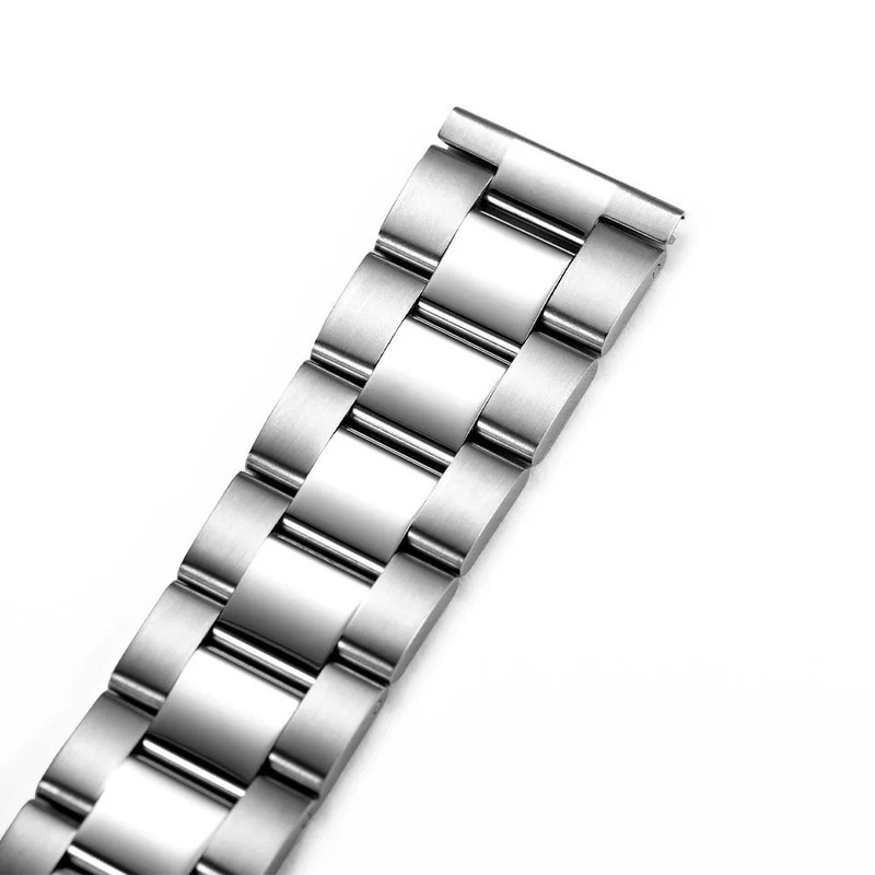 20mm-28mm Watch Strap Solid Stainless Steel Fold Clasp Wrist Band For Oyster gallery