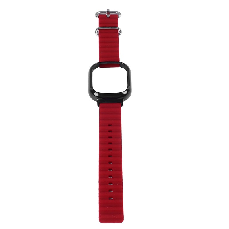 Watch Silicone Strap With Built In PC Case Fashionable Adjustable Wristband For gallery