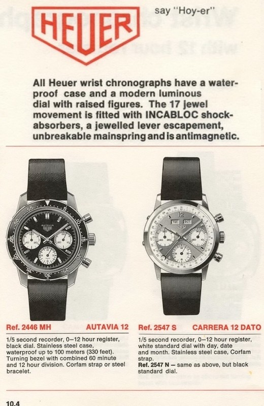 Genuine CORfAM® Big Holes Watch Strap for Vintage Heuer Autavia Monza All Sizes gallery
