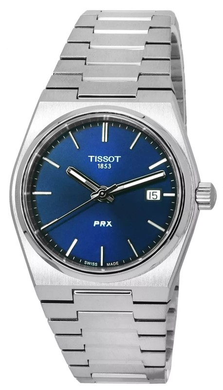 Tissot PRX Quartz Dark Blue Navy Dial Ladies Watch T137.210.11.041.00 New Boxed