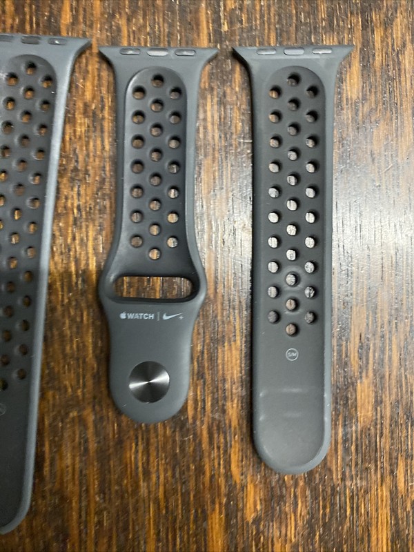 Genuine Apple Anthracite Black Nike Sport Band - 38mm & 40mm (S/M & M/L) gallery