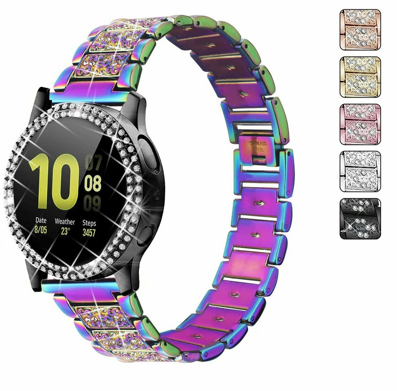 Bling Women Metal Wrist Band Strap For Samsung Galaxy Watch Gen 4 5 40 44 45mm
