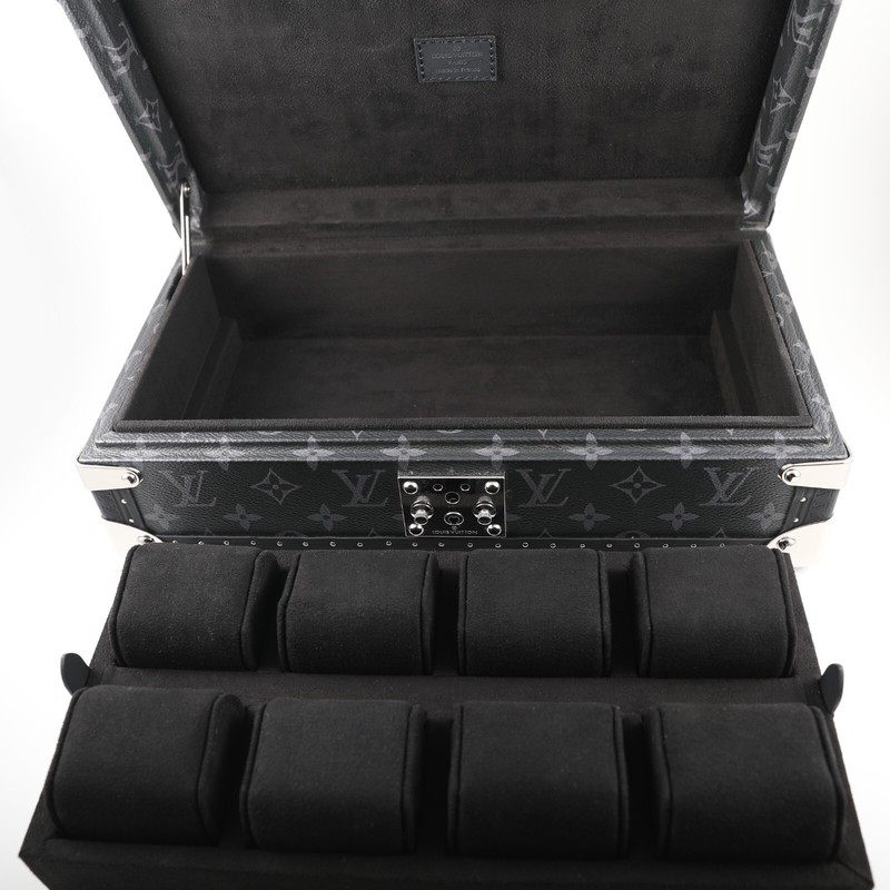 Louis Vuitton Coffret 8 Montres Monogram Eclipse Canvas Watch & Accessory Case gallery