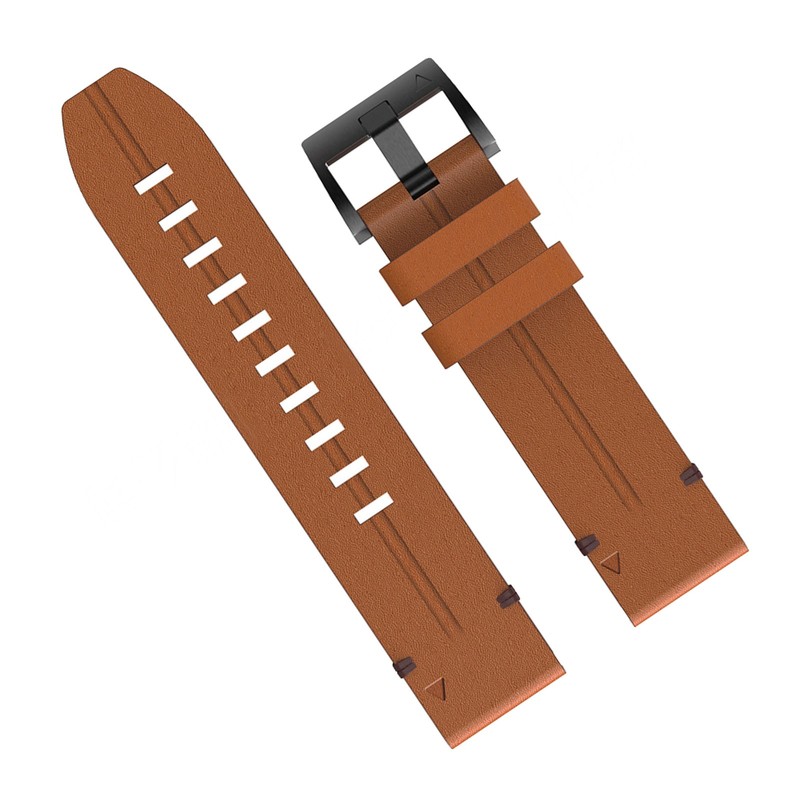 26mm Leather Watchband Strap Quick Wristband Fit For Garmin Fenix 7X 6X C gallery