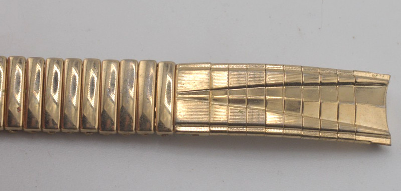 Scott Watch Band Vintage 5.5'' Expansion Stainless Steel Bracelet 13mm NICE gallery