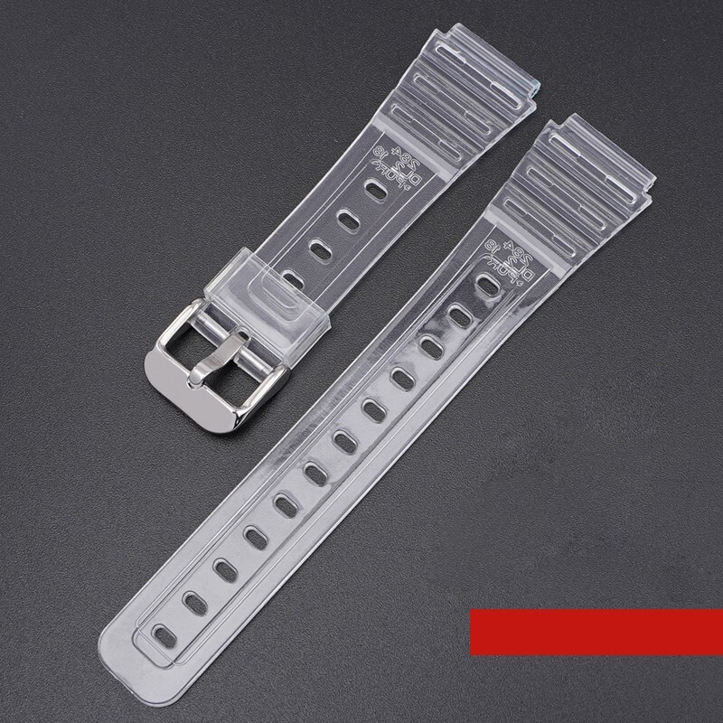 18mm Jelly Colour Tpu Strap For Casio F91W/F84/F105/108 Watches