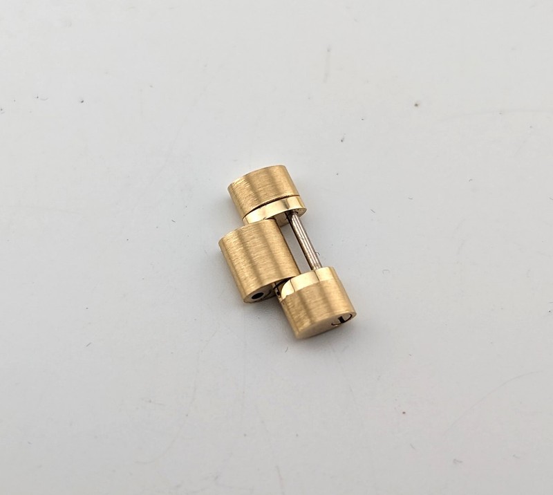 Genuine Omega 18k Yellow Gold Spare Extra Link Speedmaster 20mm Lugs