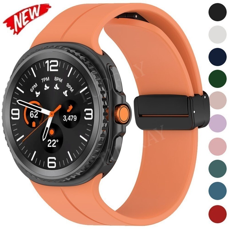 For Samsung Galaxy Watch 8 40mm/44mm 8 Classic 46mm Silicone Strap Band Bracelet gallery