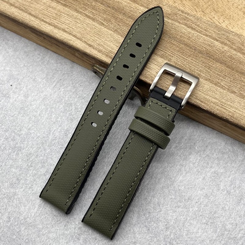 18mm 20mm 22mm Nylon Silicone Strap Waterproof Canvas Rubber Strap-