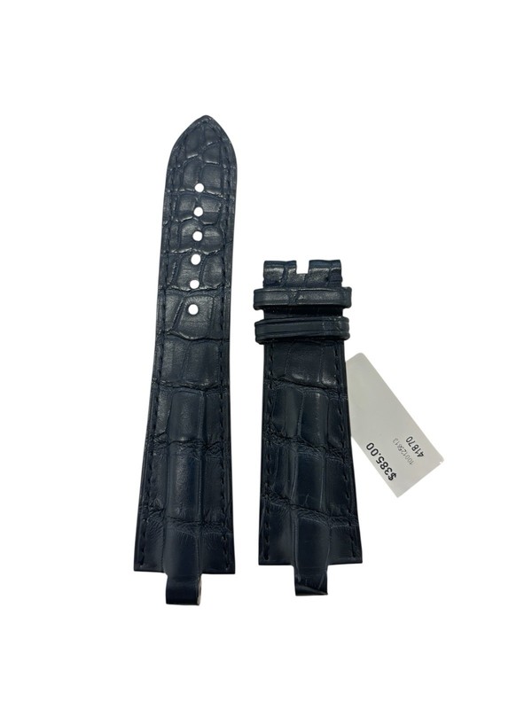 Bvlgari Blue Alligator Watch Strap 23X18 Authentic