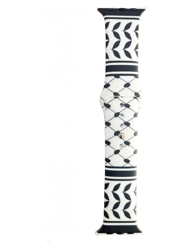 Keffiyeh Palestine Silicone Apple iWatch Sport Strap Band (2 Sizes, 6 Styles)