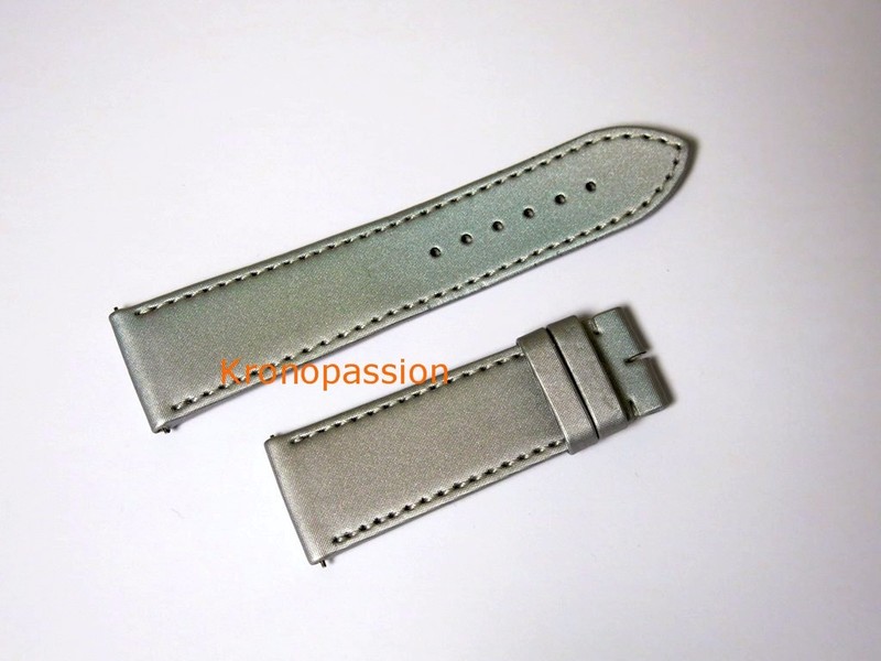 Parmigiani Fleurier Strap Silver Silk 22mm by 19mm Short Size OEM New ! gallery