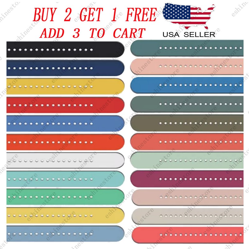 Silicone Band Strap For Apple Watch iWatch Sports Series 2/3/4/5/6/7/8/9 38-49mm