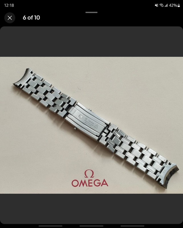 OMEGA SEAMASTER 300 PROFESSIONAL 1504/826 MEN'S Watch BRACELET 20MM ORIGINAL gallery