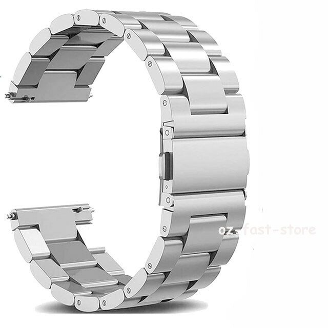 US 18/20/22mm Replacement Metal Watch Band Stainless Steel Strap Wristband Bands gallery