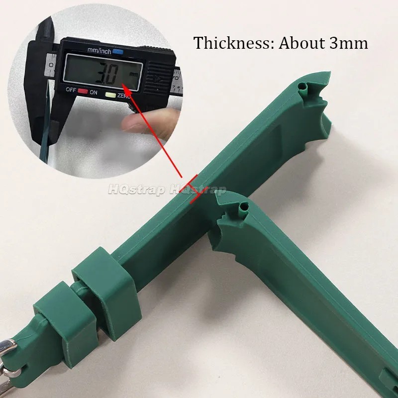 20mm 22mm Rubber Strap Curved End Silicone WatchBand for Swatch Omega Moonswatch gallery