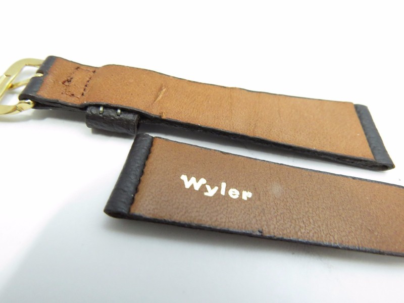 WYLER,17mm,R,50's,NOS USA,"Double Signed" US MADE,MEN'S WATCH BAND,B17-11 gallery