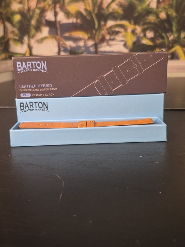 Barton Leather Hybrid Watch Band Gorgeous! Brand New!