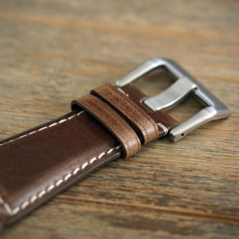 B & R Bands Bell & Ross Natural Horween CXL Leather Watch Strap Band BR01 BR03 gallery
