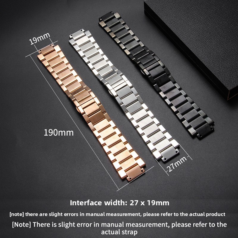 For Hublot Bigbang Solid Stainless Steel Watch Band Strap 19x27mm with Tools gallery