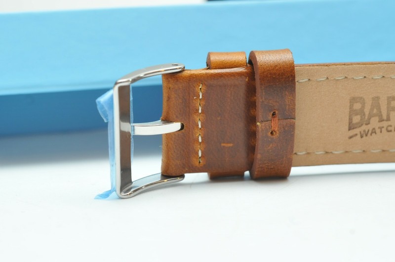 Barton Quick Release - Top Grain Leather Watch Band Strap 20mm Caramel Tan gallery