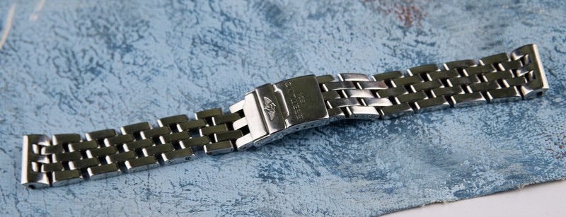 Vintage Breitling Bracelet Old Navitimer Pilot Stainless Steel 20 mm